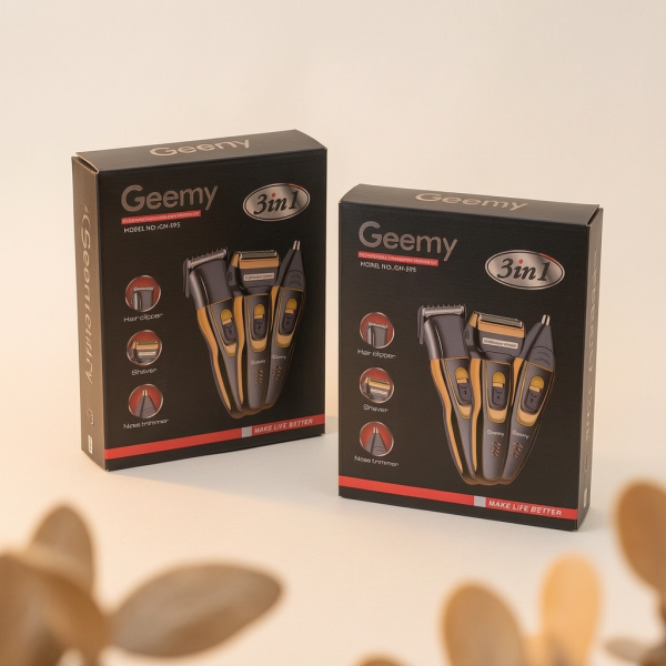 Geemy 3in1  Rechargeable Shaver and Trimmer Set.