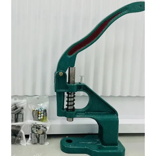 Button press machine