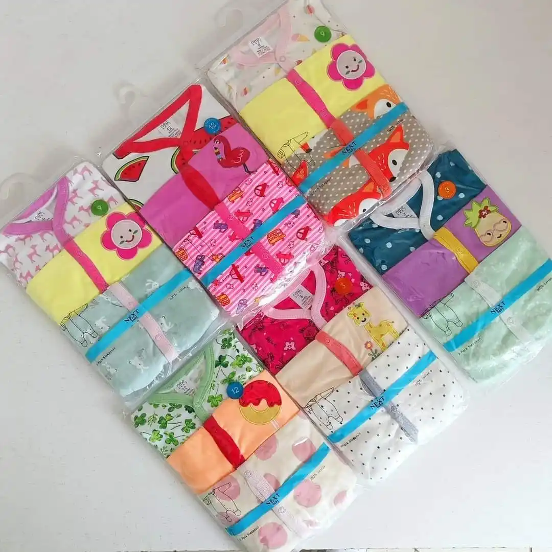 3 in 1 cotton rompers