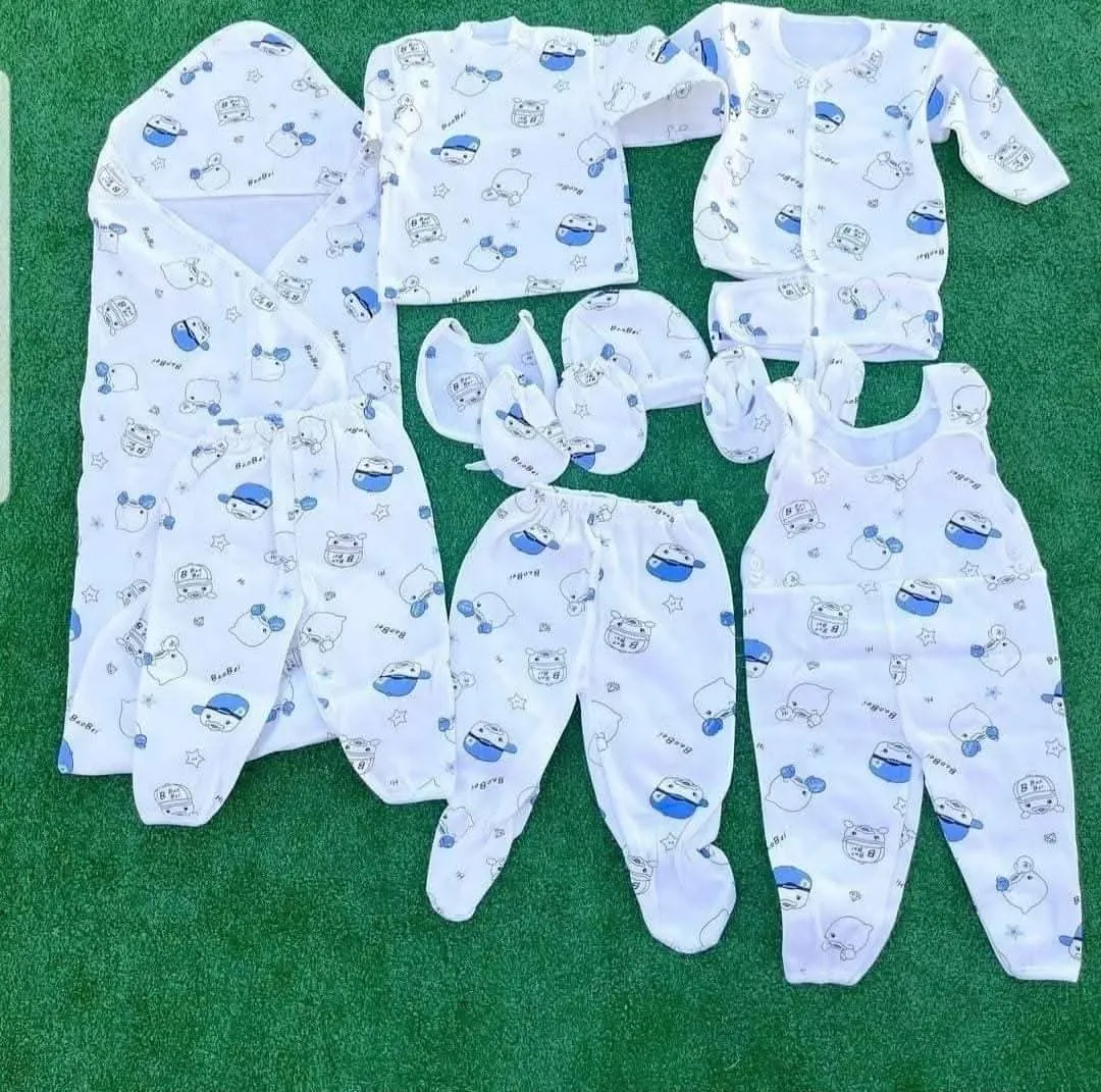 11 piece cotton receiving set