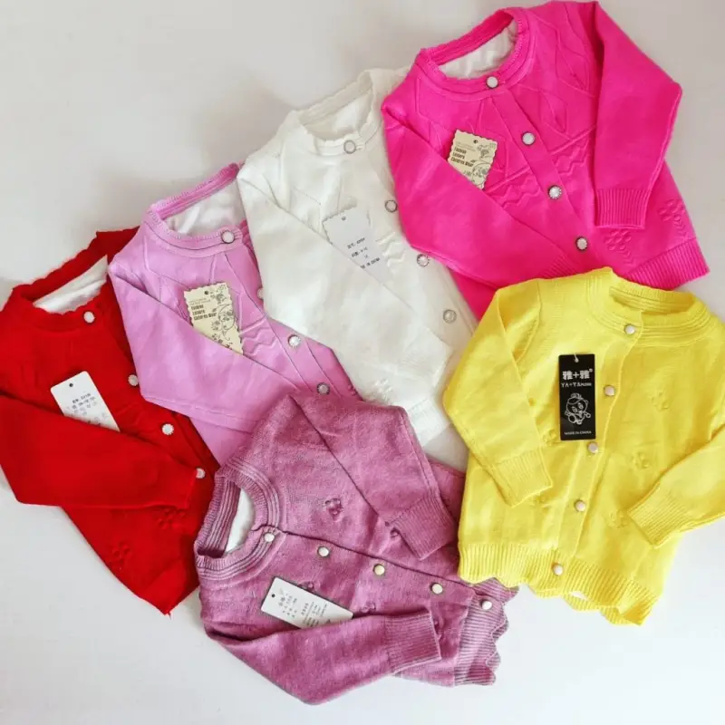 Warm baby girl sweaters